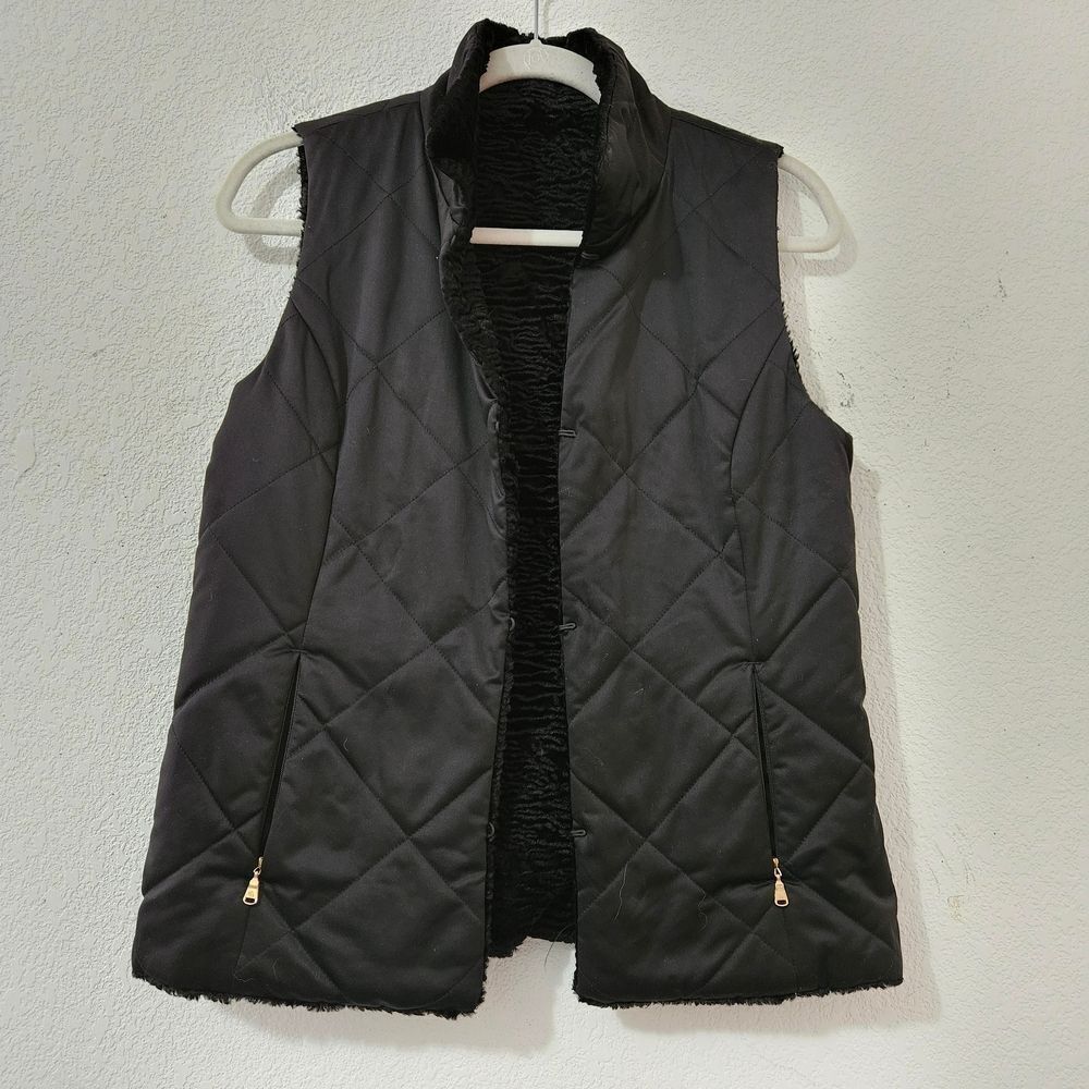 Lauren Ralph Lauren Black Quilted Vest